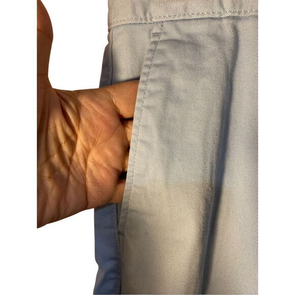 J. Crew Mens Flex Chambray Blue Straight Leg Trouser Size 32 - Picture 3 of 5
